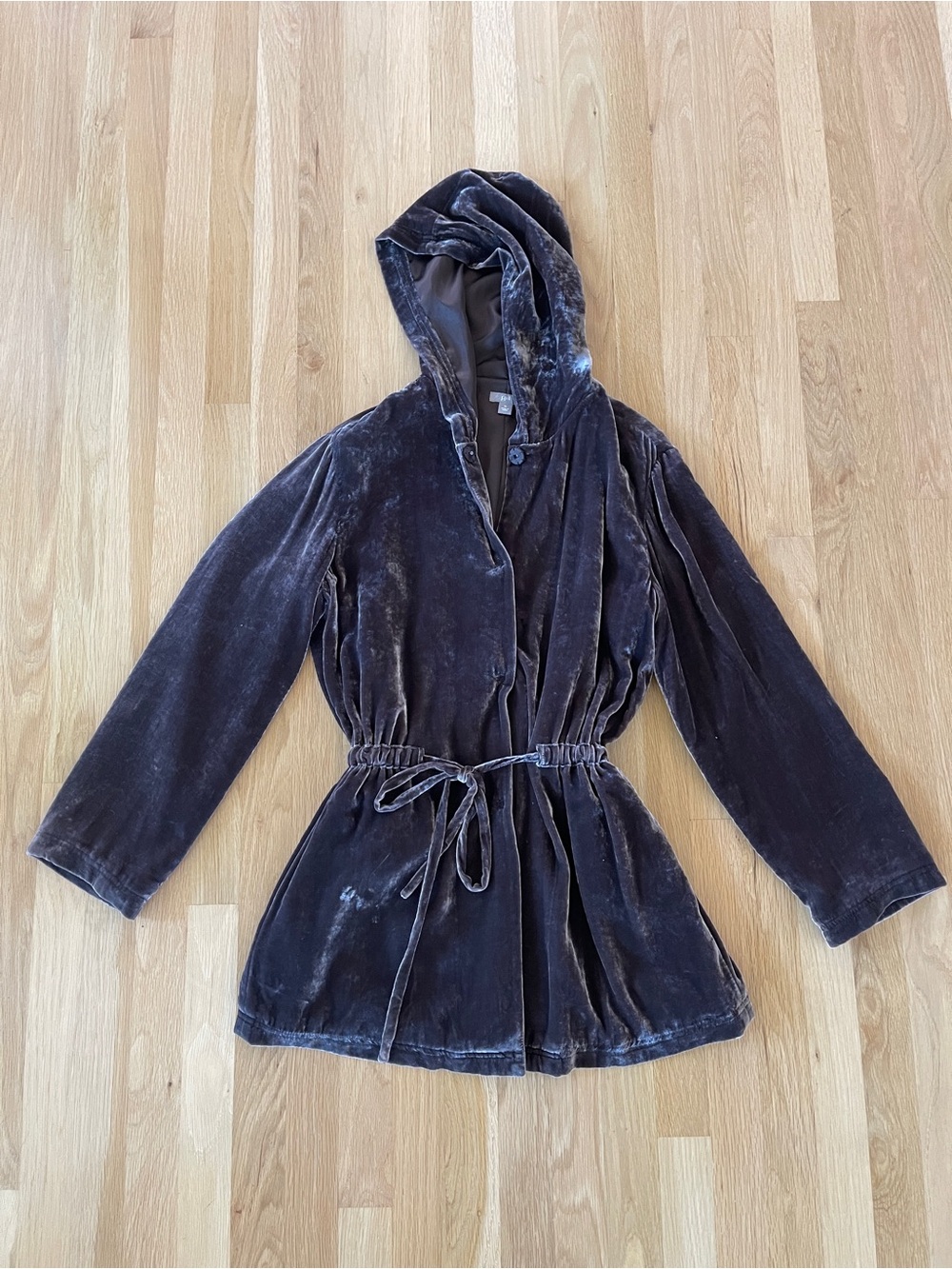 J. Jill Velvet Jacket in Charcoal Gray